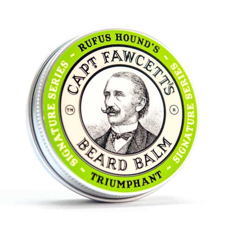 Capitan Fawcett Triumphant Beard Balm – balsam do brody o świeżo-drzewnym zapachu, stylizacja i pielęgnacja
