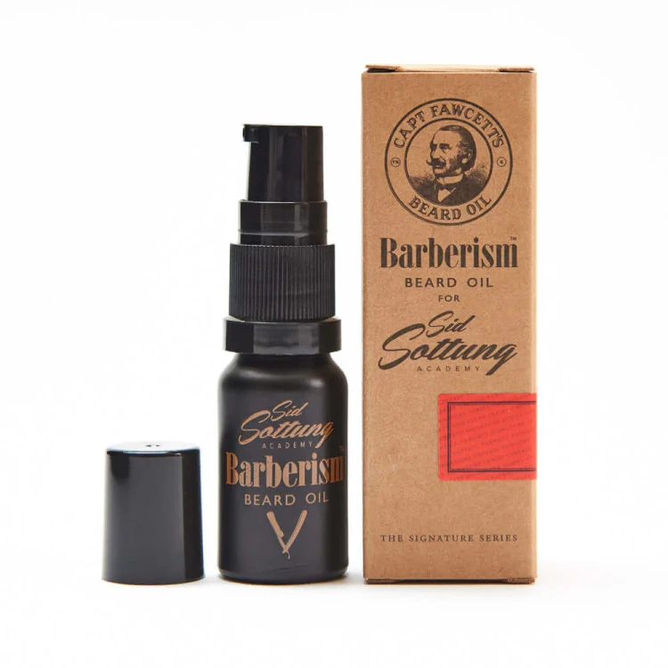 Capitan Fawcett Barberism Beard Oil – olejek do brody o świeżym zapachu barber shop