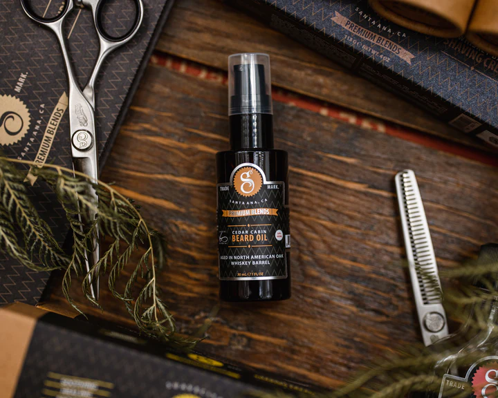 Premium Blends Beard Oil Cedar Cabin – olejek do brody o świeżym, cedrowym zapachu