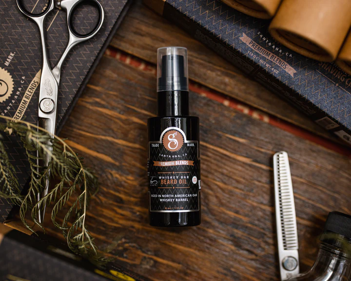 Premium Blends Beard Oil Whiskey Bar – olejek do brody o męskim zapachu whisky