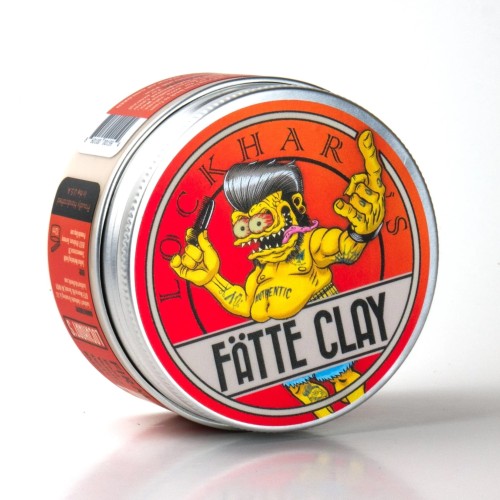Lockhart’s Fätte Clay to profesjonalna glinka do stylizacji włosów o mocnym chwycie i całkowicie matowym wykończeniu.